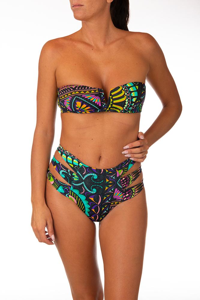 BIKINI TRIANGOLO DONNA TURCHESE V5184T-V5175B GITU MISS BIKINI